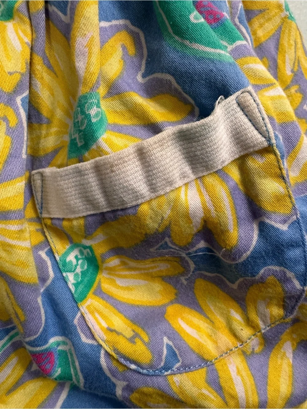 Vintage 1996 Gymboree Flower Party Rainbow Tag Dress Girls Size XS (9-18m)